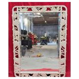 *Ornate Carved Vineyard Mirror w/Beveled Glass