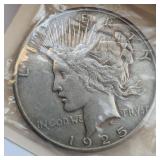 1925 Peace Dollar