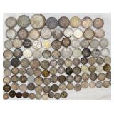 ANTQ & VTG Foreign Coins 50%-92.5% Silver