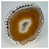 925 Agate Gemstone Ring