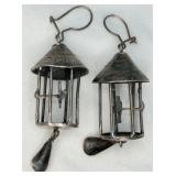 VTG 925 Unique Dangle Earrings
