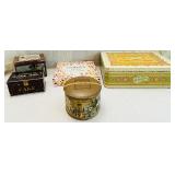 Lot of 5 Vintage Containers