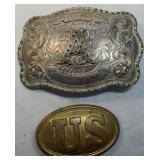 2 Belt Buckles