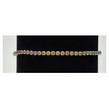 S.S. Pandora Multi-Colored Rhinestone Bracelet