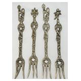 4 ANTQ Handmade Italy Olive Forks