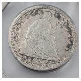 1853 Seated Liberty Half Dime
