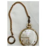 Working Hamilton 14K G.F. 17 Jewel Pocket Watch