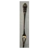 1892 J B & S K Knowles Sterling 1 Tine Butter Pick