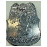 VTG Dick Tracy Crime Stopper Badge