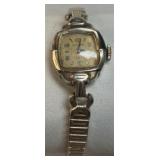 Hallmark Swiss 21 Jewel 10K RGP Bessel Watch