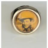VTG Adjustable Roy Rogers Picture Ring