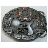 VTG Siskiyou Fine Pewter Life Member Belt Buckle