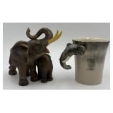 Lot of 2 Elephant Items