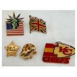 5 Brooch/Pins