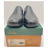 91/2 Menï¿½s Clarkï¿½s Black Leather Shoes