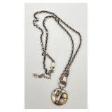 925 "Never Let Go" Zen Moon Necklace