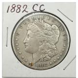 1882-CC Morgan Silver Dollar, Excellent Condition