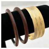 3 Bangle Bracelets