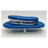2 Pyrex Dishes with Lids