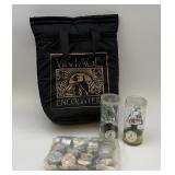 Wine Travel Bag, Tea Lights, Wine Bottle Toppers