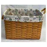 Longaberger Rectangular Divided Basket