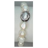 Freshwater baroque Pearls Stretch Bracelet
