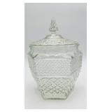 Anchor Hocking Wexford Glass Cookie Jar