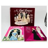 Lot of 3 Vintage Royal Family Paper Dolls Books