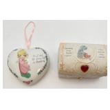 Precious Moments "January" Birthstone Trinket Box