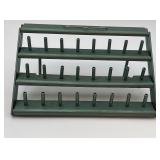 Vintage Green Metal Thread Rack