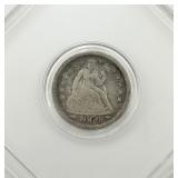 1854 Liberty Seated 90% Silver Dime