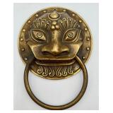 Vintage Chinese-style Brass Door Knocker