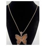 Sterling Silver Butterfly Necklace