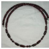 925 Garnet Bead Choker