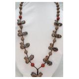 Handcarved Native American Zuni Fetish Necklace