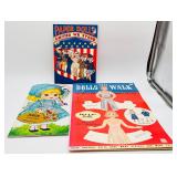 Lot of 3 Paper Doll Books