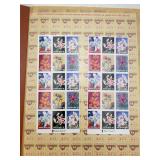 Folder Of Unused Stamps