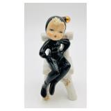 Vintage Pixie in Black on Chair