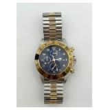 2-Tone Stauer Motion Wind 27 Jewel Wrist Watch