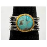 Sterling Silver Turquoise Ring