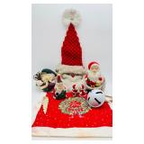 Lot of 9 Christmas Decor