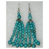 925 Turquoise Dangle Earrings