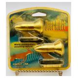 Set of Gold-colored "Deer Alert" Warning Devices
