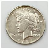1921 Peace Silver Dollar