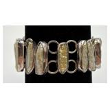 Sterling Silver & Mother of Pearl Bracelet