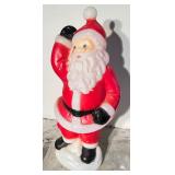 Vintage 40-inch Waving Santa Claus Blow Mold Decor