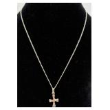 Sterling Silver Cross Necklace