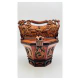 ANTQ Ornate Chinese Export Cantonese Rice Bucket