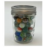 Kerr Mason Jar w/Marbles