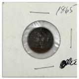 1865 3 Cent Piece, A/K/A 3 Cent Nickel